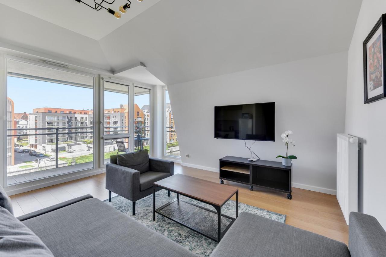 Grano Flats Gdansk - Riverfront Apartment Dış mekan fotoğraf