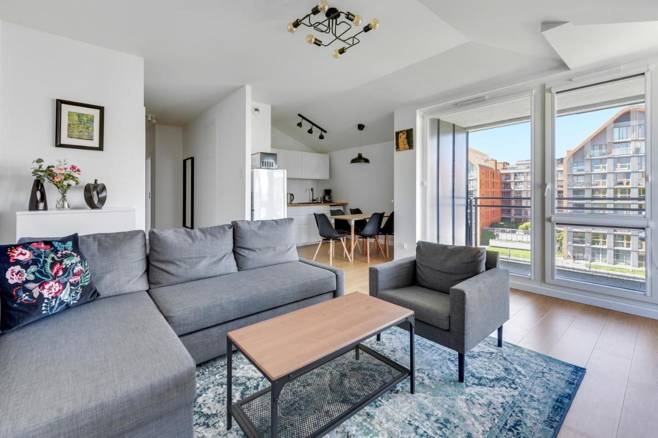 Grano Flats Gdansk - Riverfront Apartment Dış mekan fotoğraf
